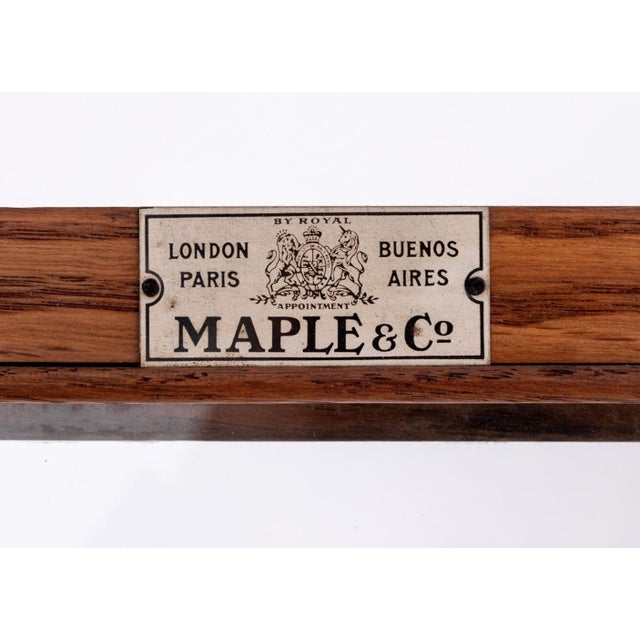 Wood Mid 20th Century Louis XVI Style Gilt Metal Mounted Oak Vitrine For Sale - Image 7 of 7