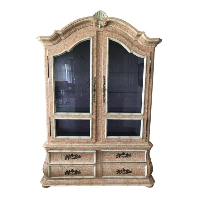 Custom Painted Display Mount Airy Furniture Cabinet Chairish