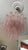 Pink Murano Chandeliers with Tronchi Glass Tubes, Set of 2 For Sale - Image 4 of 14