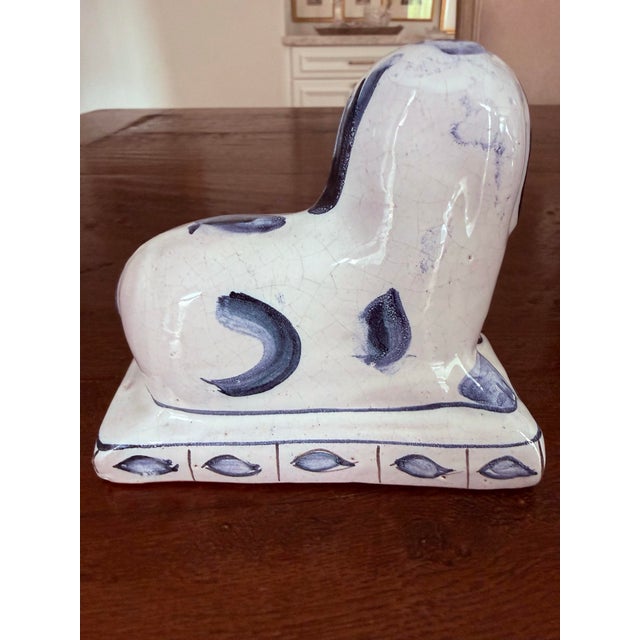 Vintage Staffordshire Style Dog For Sale - Image 4 of 4