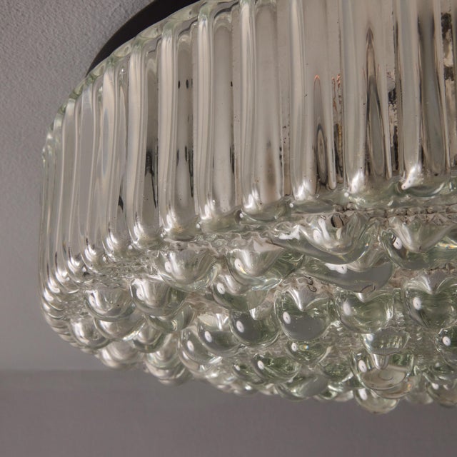 1960s Helena Tynell Bubble Glass Flush Mount for Limburg For Sale - Image 14 of 18
