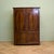 Mid-Century Modern Antique Edwardian Bow Front Wardrobe, 1900s For Sale - Image 3 of 9