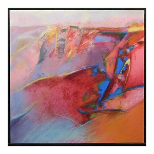 1980s Mark Dickson "Ev" #119 Hand Signed Serigraph Unframed on Paper Fine Art Prints