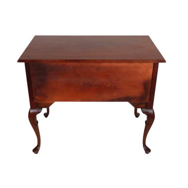 Late 20th Century Hickory Chair Queen Anne Lowboy For Sale - Image 5 of 12