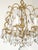 1950s Antique Super Fussy Birdcage Gleaming Brass Cut Lead Glass Crystal Chandelier ~ Rewired ~ Restored ~ Rejuvenated ~ Ready to Hang ~ For Sale - Image 5 of 12