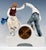 Art Nouveau Meissen Mantle Clock with Dancing Couple by K. Hentschel, 1910s For Sale - Image 3 of 8