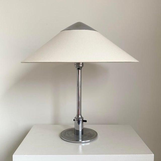 Bauhaus Kongelys Table Lamp by Niels Rasmussen Thykier for Fog and Mørup, Denmark, 1930 For Sale - Image 3 of 17