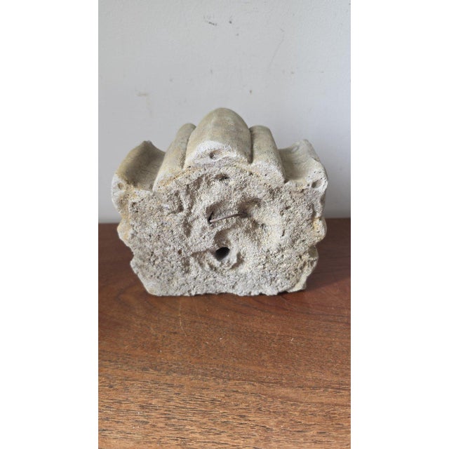 1700s French Gothic Stone Gargoyle Lion Head, Antique Church Architectural Fragment, Medieval Grotesque Sculpture Wall Decor For Sale - Image 10 of 10