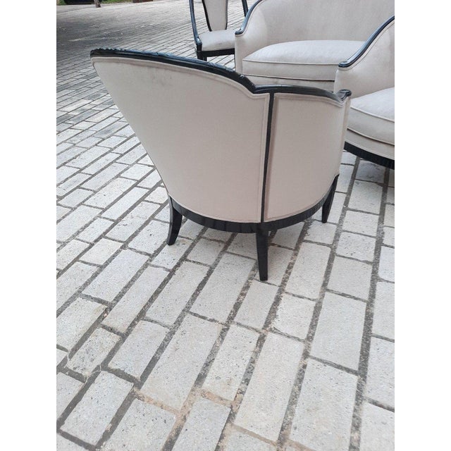 Art Deco Living Room Set, 1925, Set of 5 For Sale - Image 10 of 17