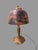 Vintage Antique Reverse Painted Landscape Panel Table Lamp For Sale - Image 9 of 11