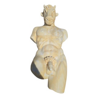 Sculpture of the Minotaur from Greek Mythology, 1940, Marble For Sale