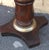 Wood Mid Century Antiqued Pine Floor Lamp With Brass Accents For Sale - Image 7 of 11