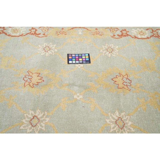 Textile Oushak Rug 4'1'' X 6'1'' For Sale - Image 7 of 9
