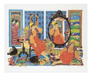 1980s Estelle Ginsburg - Japonais Lithograph