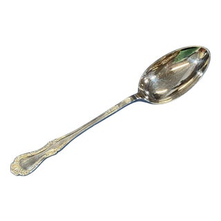 Silver-Plated Metal Stew Spoon with Russell Pattern from Mappin & Webb For Sale
