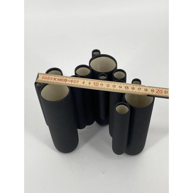 Cylindrical Vinyl Vase by Robert Bronwasser, Studio Smool for Goods, Netherlands For Sale - Image 11 of 15