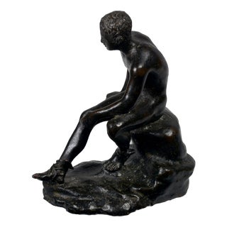 Bronze Hermes a Riposo Sculpture from Chiurazzi, Early 1900s For Sale