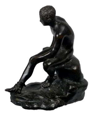 Bronze Hermes a Riposo Sculpture from Chiurazzi, Early 1900s