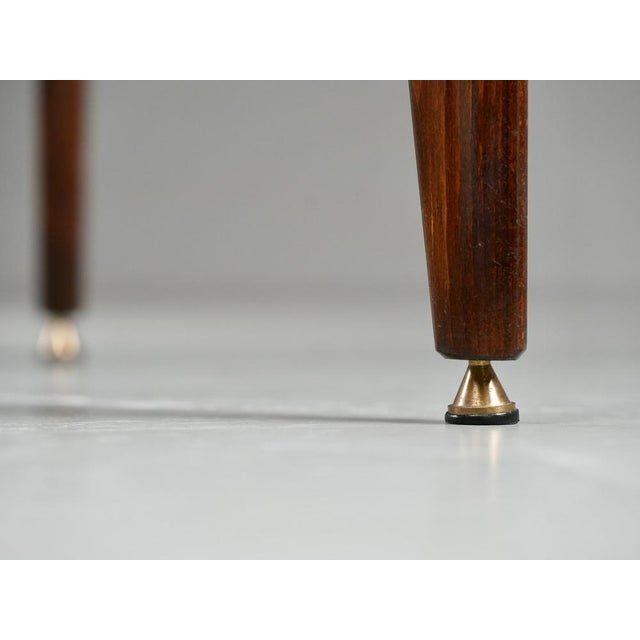 Metal Dining Table in Wood and Metal by Carlo Ratti, Italy, 1960s For Sale - Image 7 of 10