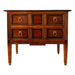 Neoclassical French-Style Cherry 2-Drawer Server Chest by Hickory White For Sale