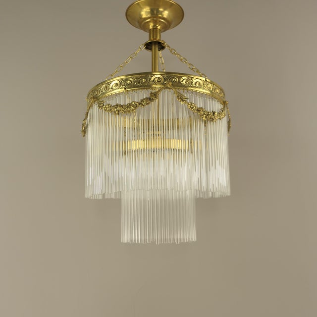 Vintage French Free-Hanging Living Room Lamp, 1890s For Sale - Image 6 of 9