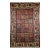 Vintage Persian Bakhtiari Rug, Hand-Knotted Wool, Allover Garden Panel Pattern, Pale Yellow & Red,5x7 For Sale