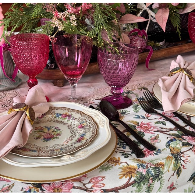 LastCHANCE!Vintage Kim Seybert Harlequin Napkin Rings - Set of 3 For Sale - Image 10 of 12