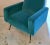 Vintage Italian Armchair Upholstered and Covered in Velvet Ottanio Color For Sale - Image 4 of 13