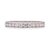 A full eternity band in platinum with 28 round brilliant channel-set diamonds. Diamonds total 0.84ct, graded F in color...