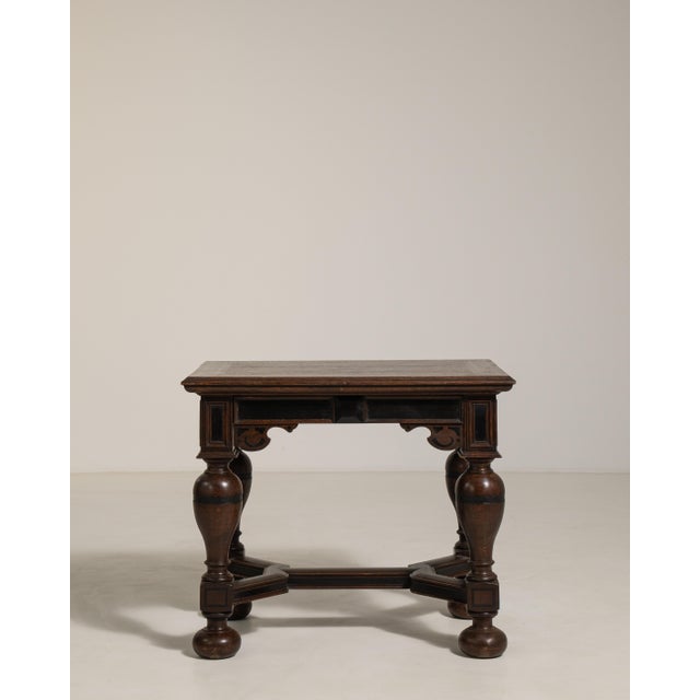 Traditional Late 19th Century Oak Renaissance Table For Sale - Image 3 of 12