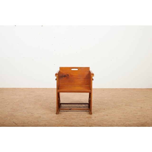 Children's Armchair in Wood, 1940s For Sale - Image 13 of 13