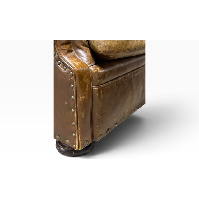 Vintage Ralph Lauren Writer's Chair and Ottoman, 2000s For Sale - Image 9 of 9