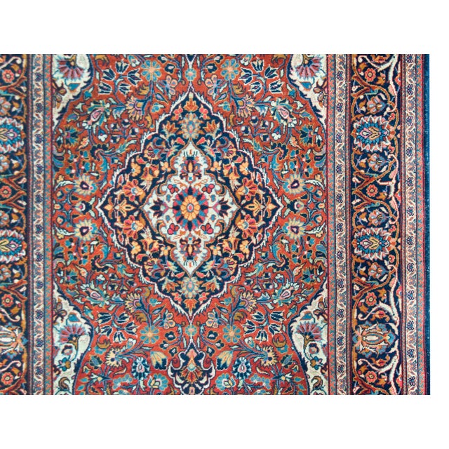 Early 20th Century Persian Kashan Rug For Sale - Image 11 of 15