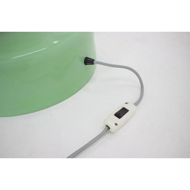 Glass Big Glass Floor or Table Lamp, Czechoslovakia, 1960s For Sale - Image 7 of 8