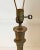 Boho Chic Brass Table Lamp With Engraved Design For Sale - Image 3 of 6