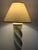 1980s Spiral Plaster Floor Lamp in the Style of Michael Taylor For Sale In Detroit - Image 6 of 11