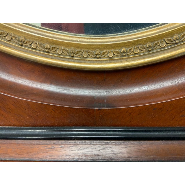 Black 20th Century Mirror For Sale - Image 8 of 8