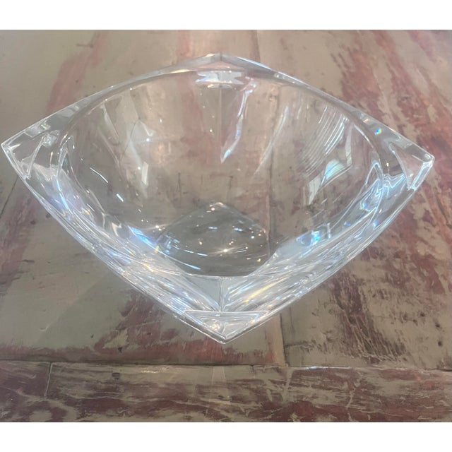 1980s 1980s Clear Heavy Glass Waterford Bowl For Sale - Image 5 of 11