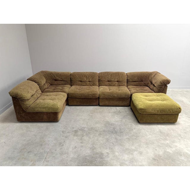 Vintage Modular Elements Sofa, 1970s, Set of 6 For Sale - Image 6 of 18