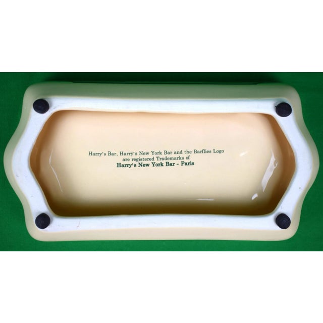 Traditional "Harry's New York Bar Paris Ceramic Ashtray" (New/ Old Stock) For Sale - Image 3 of 4
