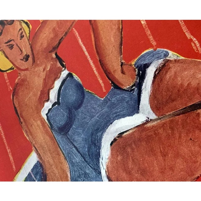 Henri Matisse Henri Matisse “Danseuse Assise Sur Une Table” 1942 Lithograph – Limited Edition, Framed For Sale - Image 4 of 5