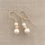 Metal Akoya Pearl Earrings 14 Karat Gold Certified For Sale - Image 7 of 17