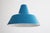 Metal Petrol Blue Enamel Workshop Pendant Lamp by Louis Poulsen, Denmark, 1960s For Sale - Image 7 of 7