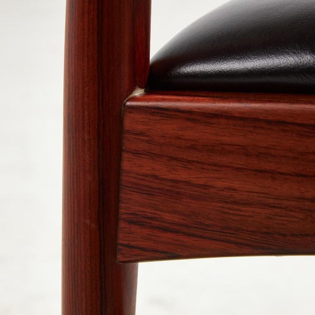 Model 26 Rosewood Dining Chair by Henning Kjærnulf for Korup Stolefabrik, 1960s, Set of 4 For Sale - Image 14 of 18