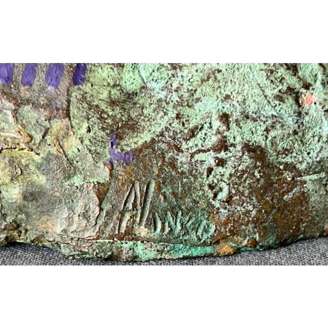 Bronze Faun Head Bust Sculpture by Pablo Alonso Herraiz, Seville, Malaga, 1994 For Sale - Image 10 of 13