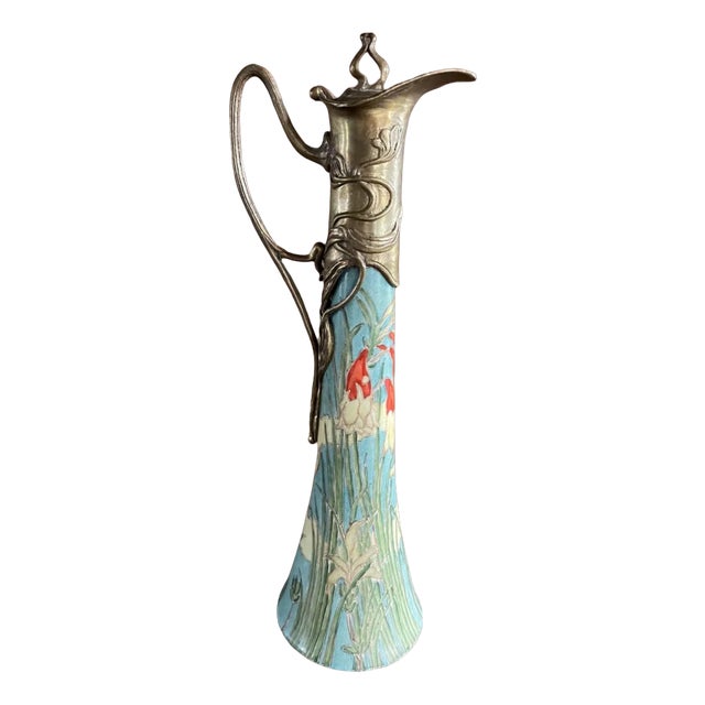 Art Nouveau Ewer Jug For Sale