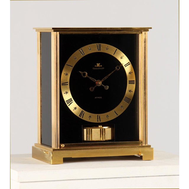 Black Atmos Clock from Jaeger Lecoultre, 1969 For Sale - Image 10 of 10