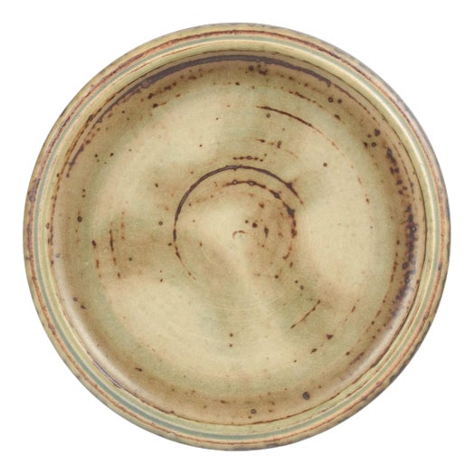 Low Glazed Stoneware Bowl by Carl Halier for Royal Copenhagen, 1965 For Sale