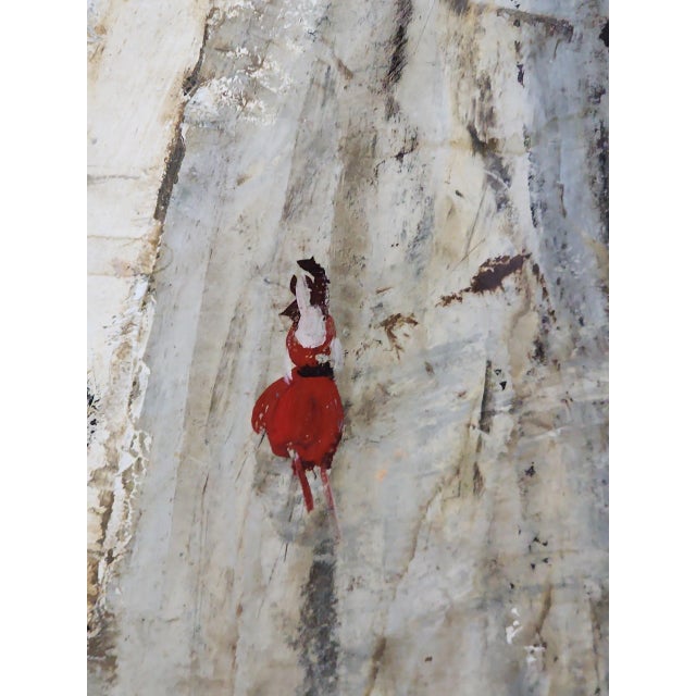 Mid 20th Century Charles Levier Monumental Oil on Board Original Painting For Sale - Image 9 of 9