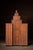 Brown 1920s Monumental Art Deco Cathedral Form Secretary Desk For Sale - Image 8 of 12